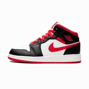 Air Jordan 1 Mid GS 'White Very Berry' Air Jordan 1 Mid versatile shoes for daily wear