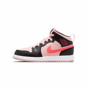 Air Jordan 1 Mid PS 'Black Pink Crimson' Air Jordan 1 Mid versatile shoes for daily wear