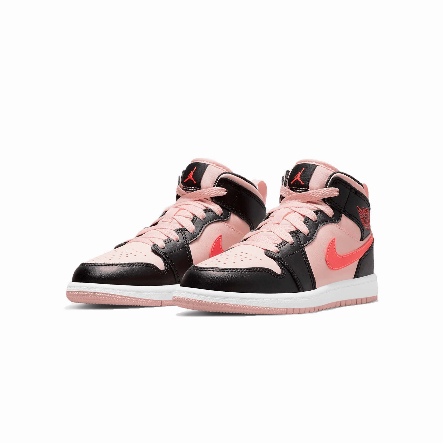 Air Jordan 1 Mid PS 'Black Pink Crimson' Air Jordan 1 Mid streetwear shoes
