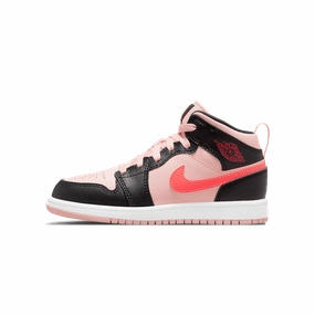 Air Jordan 1 Mid PS 'Black Pink Crimson' Air Jordan 1 timeless sneakers for Jordan fans