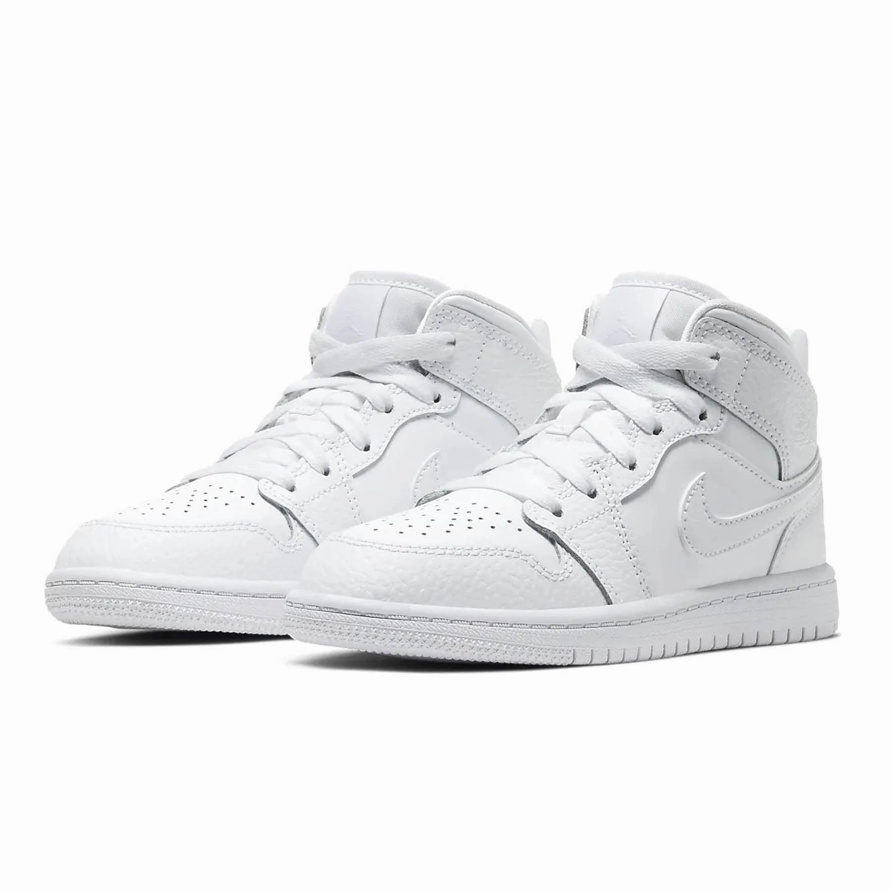 Air Jordan 1 Mid PS Triple White Air Jordan 1 Mid streetwear shoes
