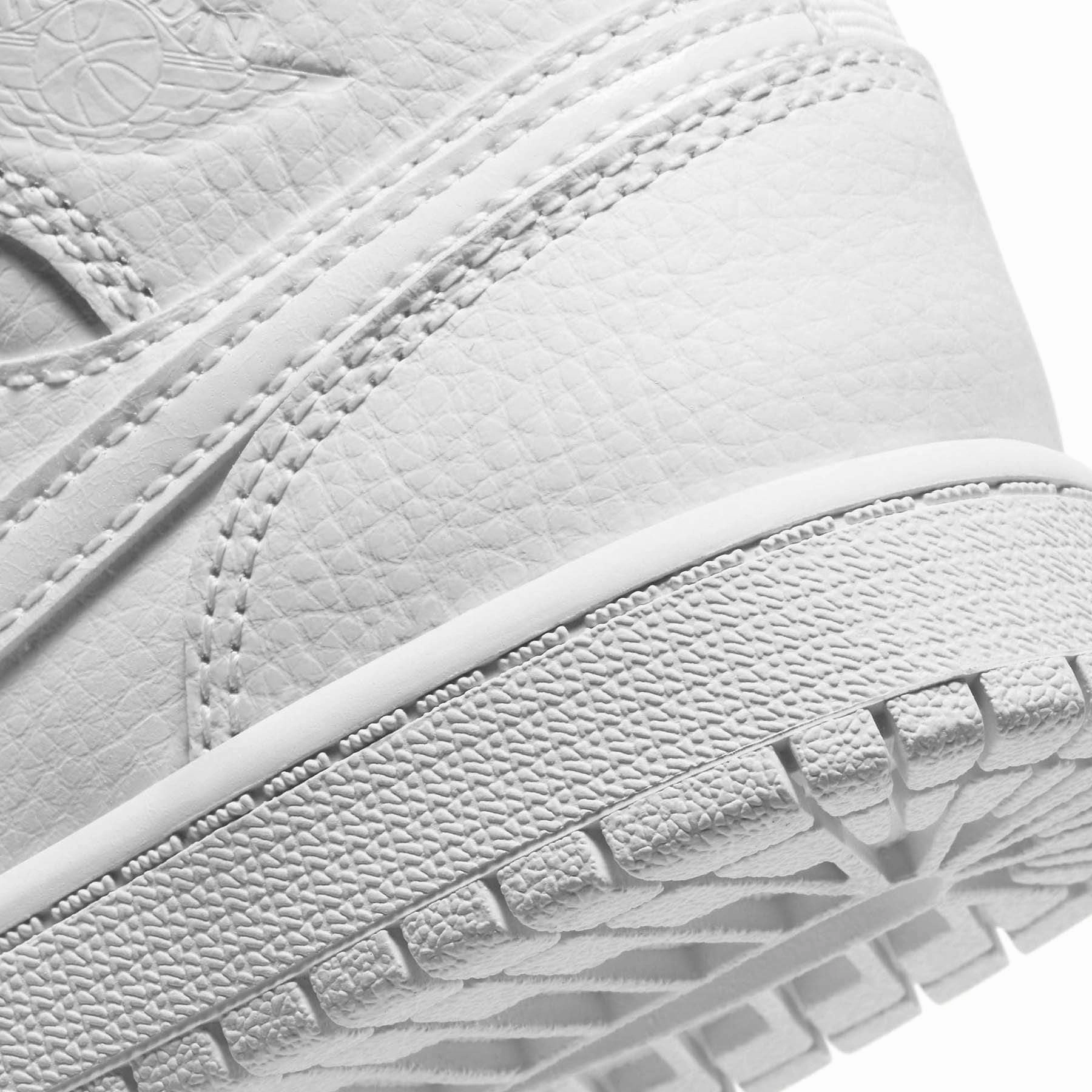 Air Jordan 1 Mid PS Triple White Air Jordan 1 Mid streetwear shoes