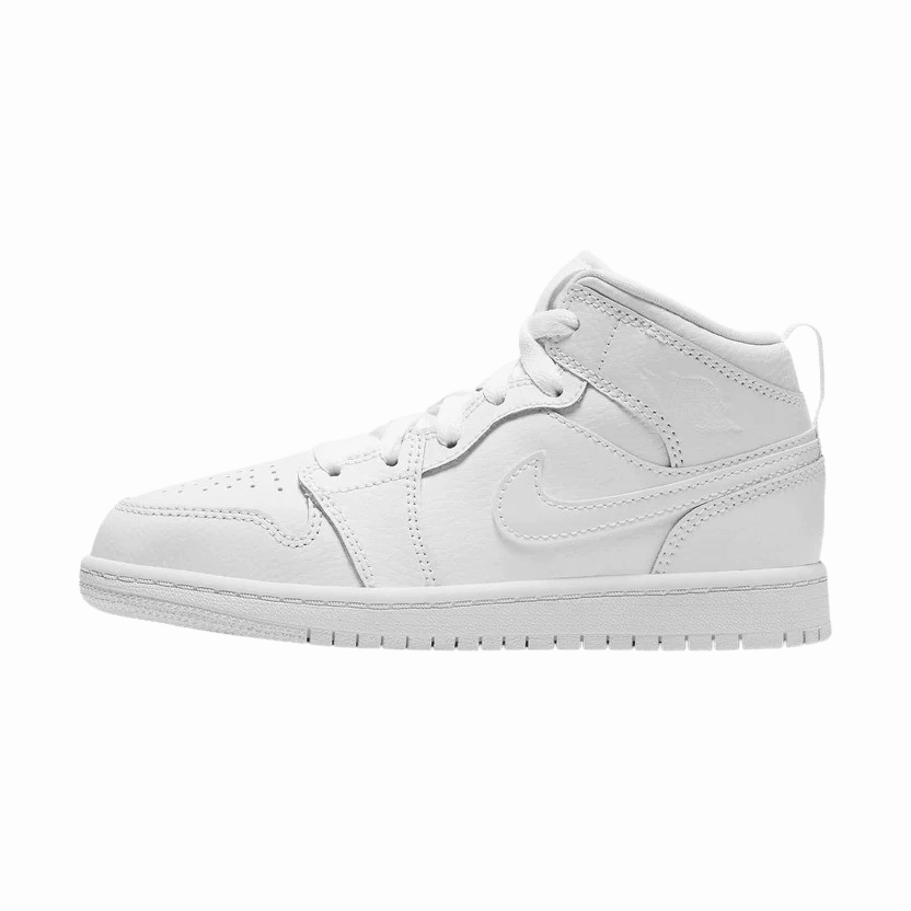 Air Jordan 1 Mid PS Triple White Air Jordan 1 Mid versatile shoes for daily wear