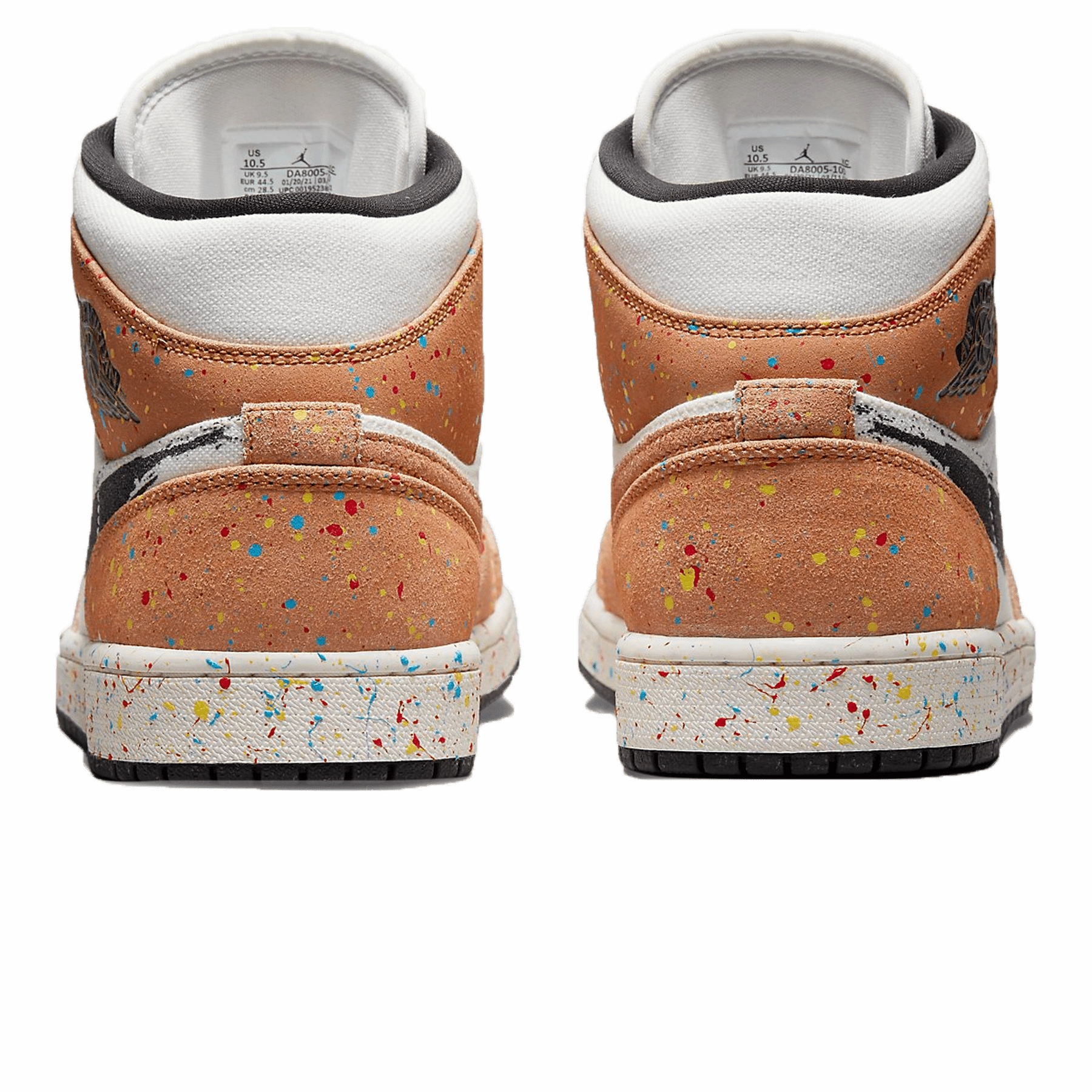 Air Jordan 1 Mid SE 'Brushstroke Paint Splatter' Air Jordan 1 Mid streetwear shoes