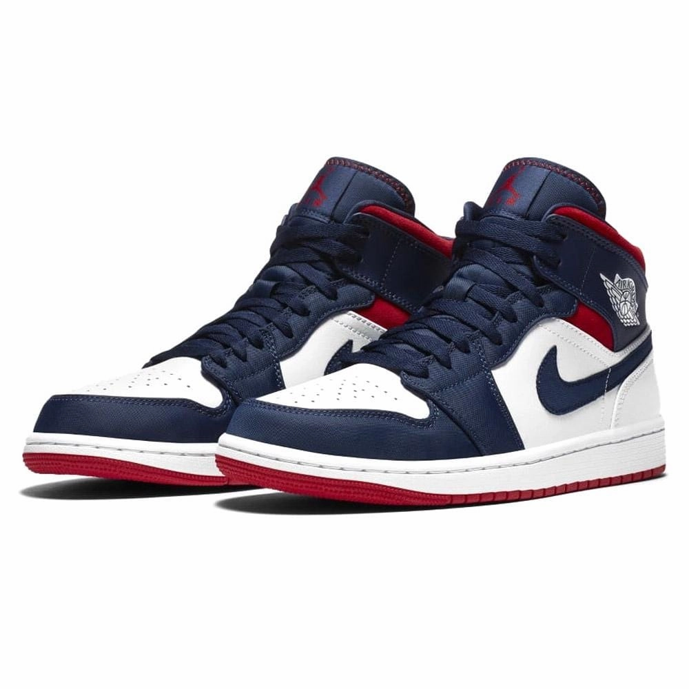Air Jordan 1 Mid SE ??Olympic USA?? Air Jordan 1 Mid streetwear shoes