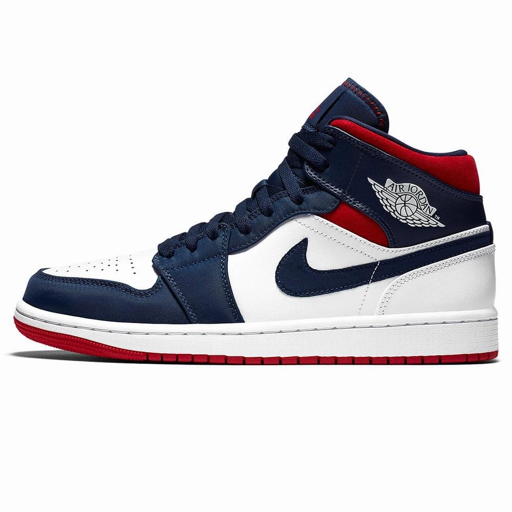 Air Jordan 1 Mid SE ??Olympic USA?? Air Jordan 1 Mid streetwear shoes