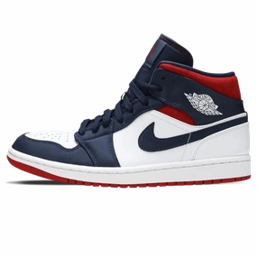 Air Jordan 1 Mid SE ??Olympic USA?? Air Jordan 1 Mid versatile shoes for daily wear