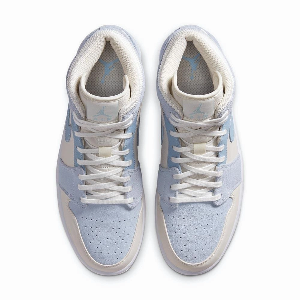 Air Jordan 1 Mid SE 'Sail Light Blue' Air Jordan 1 Mid streetwear shoes