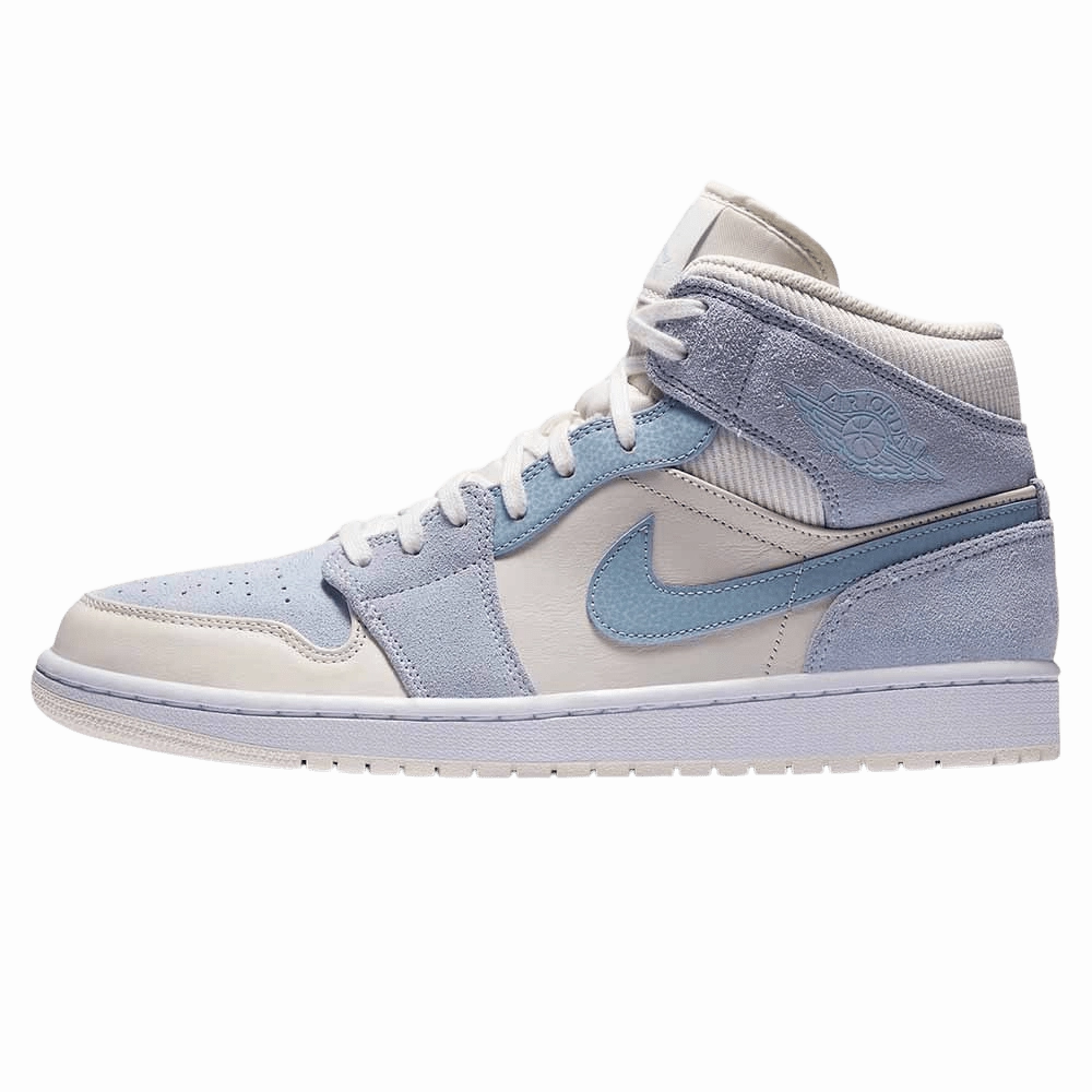 Air Jordan 1 Mid SE 'Sail Light Blue' Air Jordan 1 Mid versatile shoes for daily wear