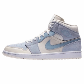 Air Jordan 1 Mid SE 'Sail Light Blue' Air Jordan 1 Mid versatile shoes for daily wear