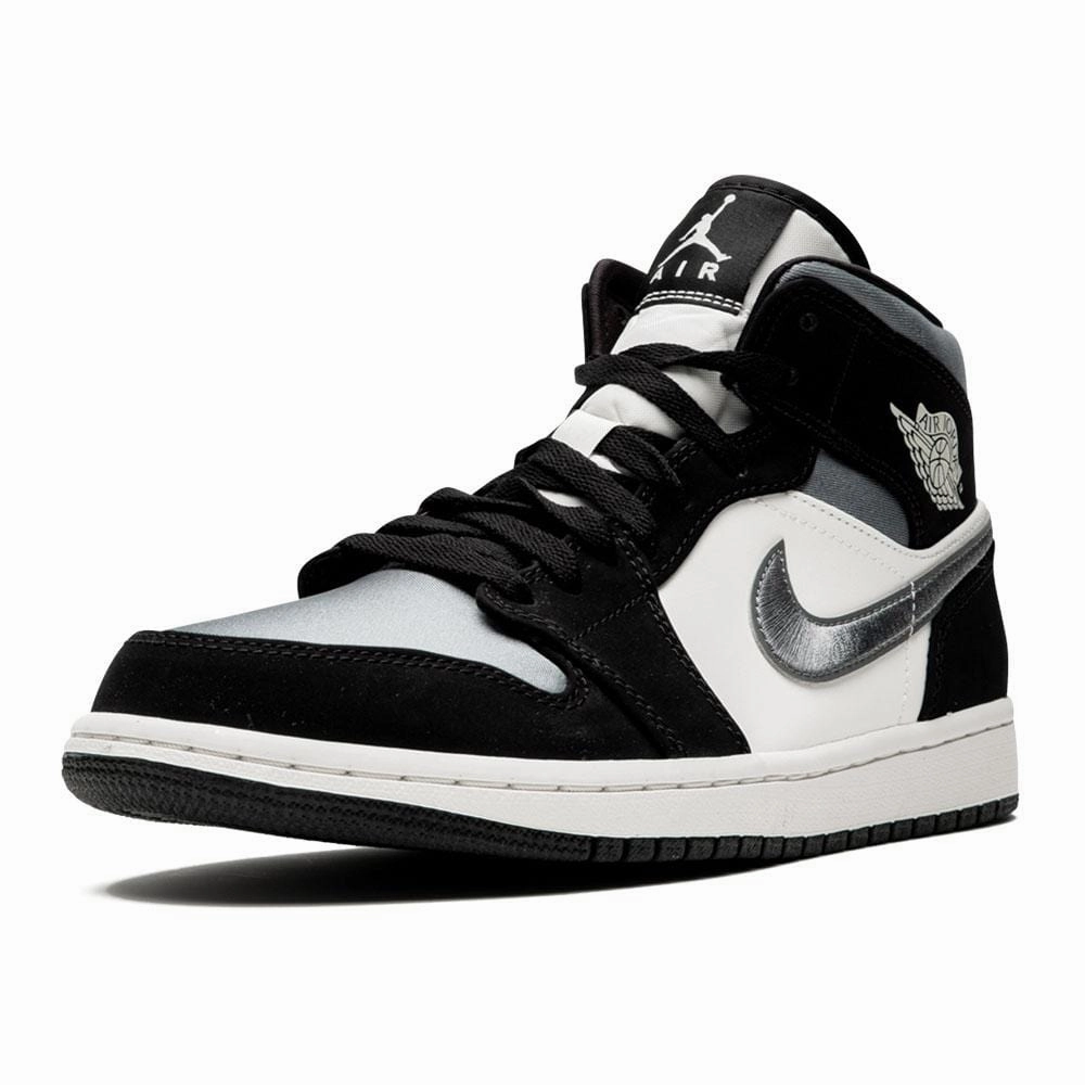 Air Jordan 1 Mid SE 'Satin Smoke Grey' Air Jordan 1 Mid streetwear shoes