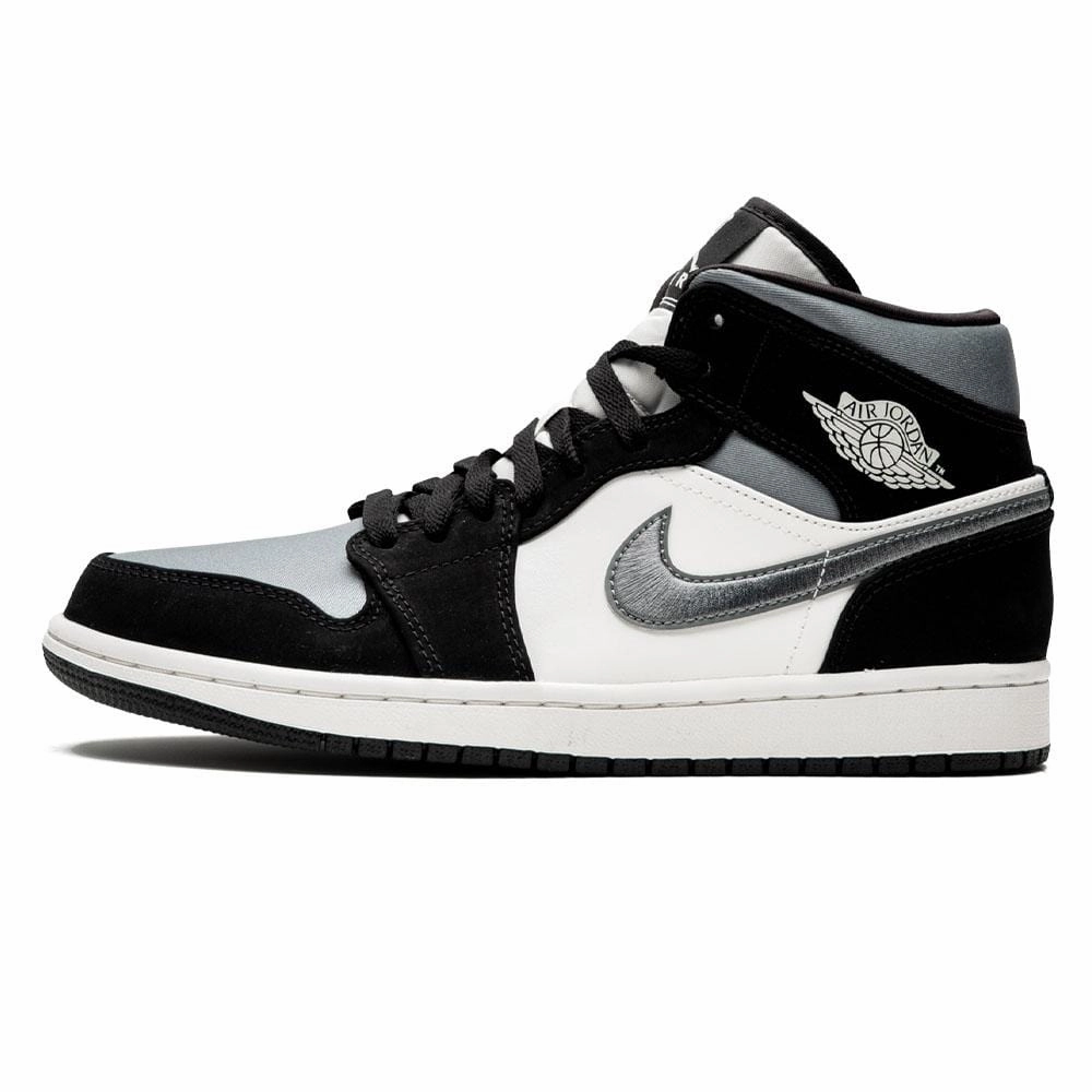 Air Jordan 1 Mid SE 'Satin Smoke Grey' Air Jordan 1 timeless sneakers for Jordan fans