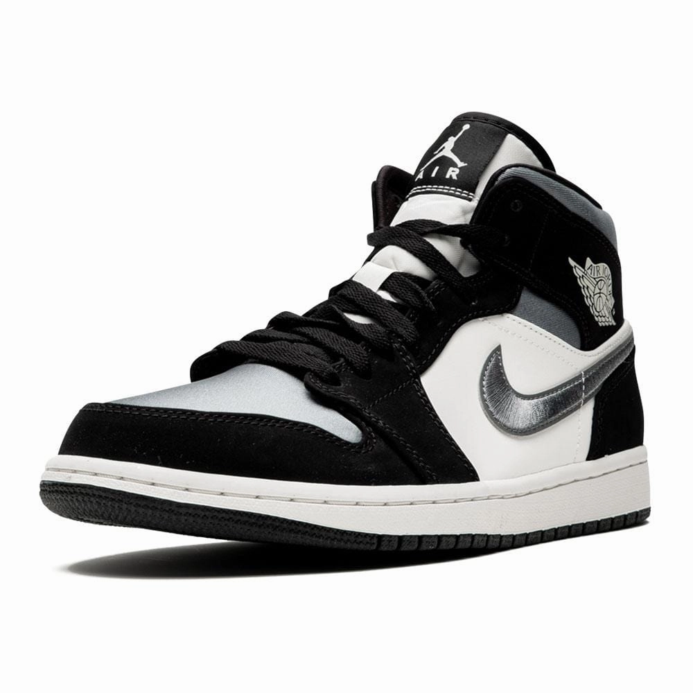 Air Jordan 1 Mid SE 'Satin Smoke Grey' Air Jordan 1 vintage style sneakers