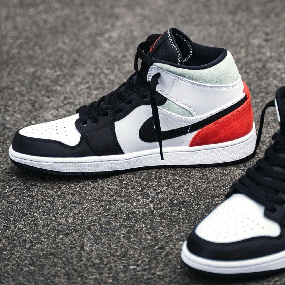 Air Jordan 1 Mid SE 'Union Black Toe' Air Jordan 1 Mid streetwear shoes