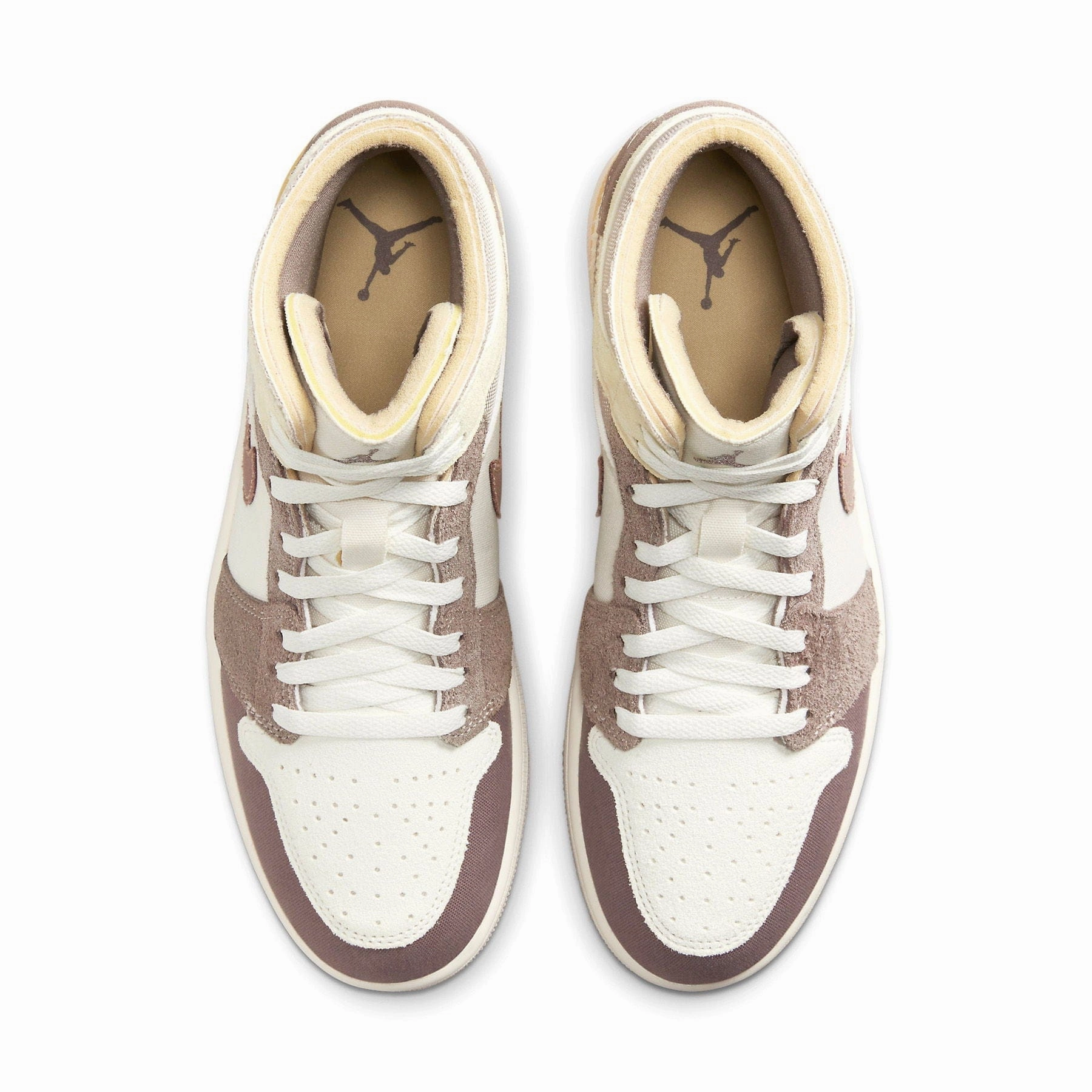 Air Jordan 1 Mid SE Craft 'Inside Out - Taupe Haze' Air Jordan 1 Mid streetwear shoes