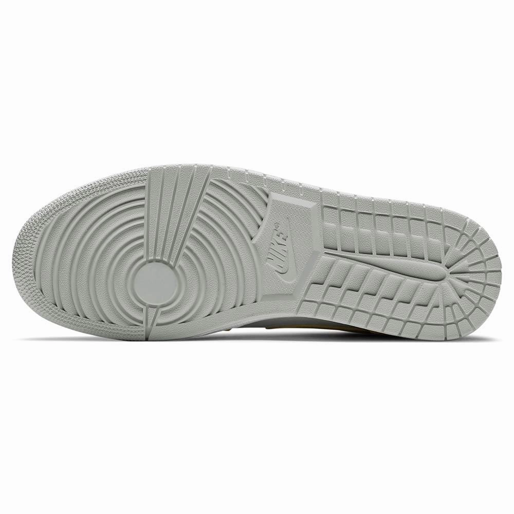 Air Jordan 1 Mid SE Grey Fog Lemon Wash Air Jordan 1 vintage style sneakers