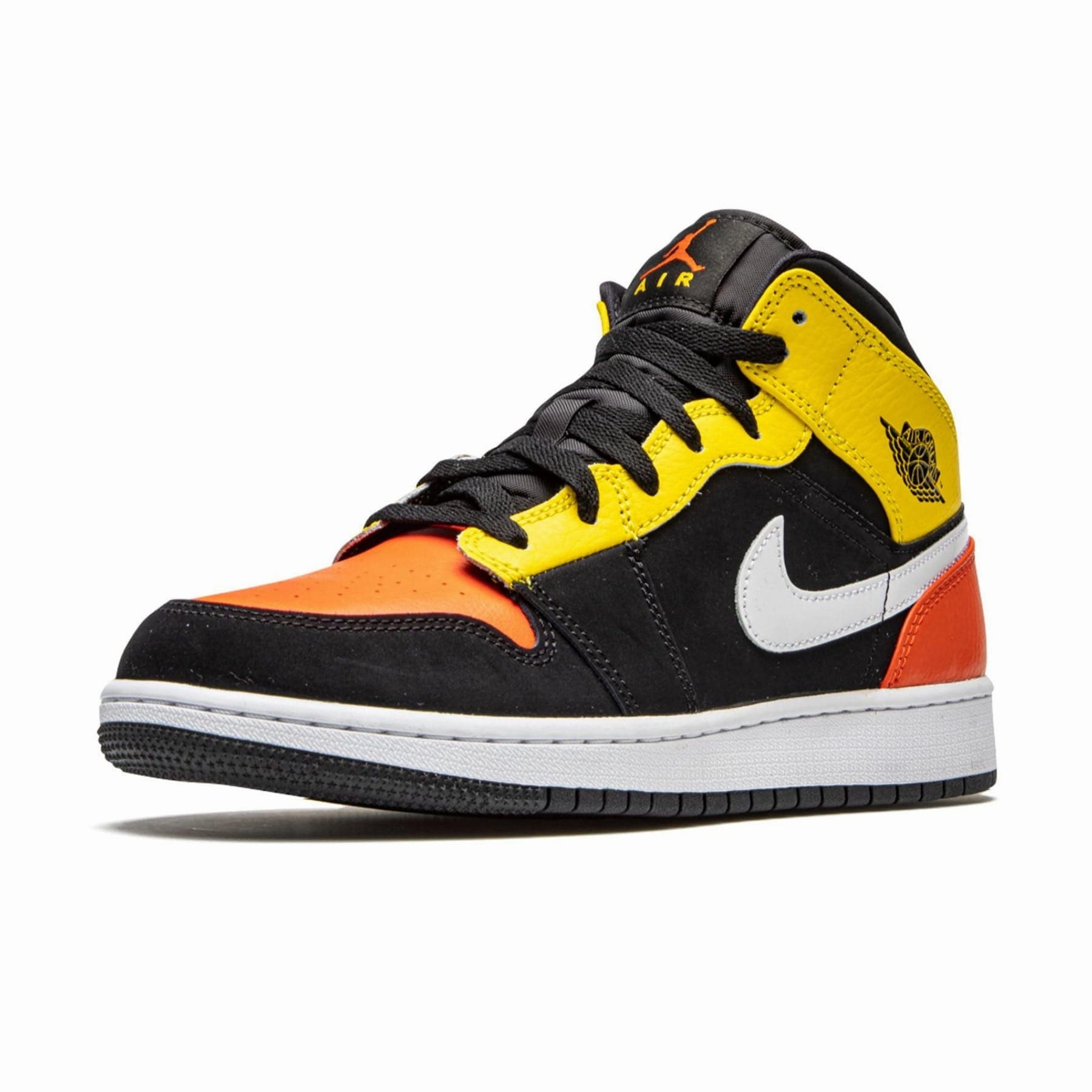 Air Jordan 1 Mid SE GS 'Amarillo Team Orange' Air Jordan 1 Mid streetwear shoes
