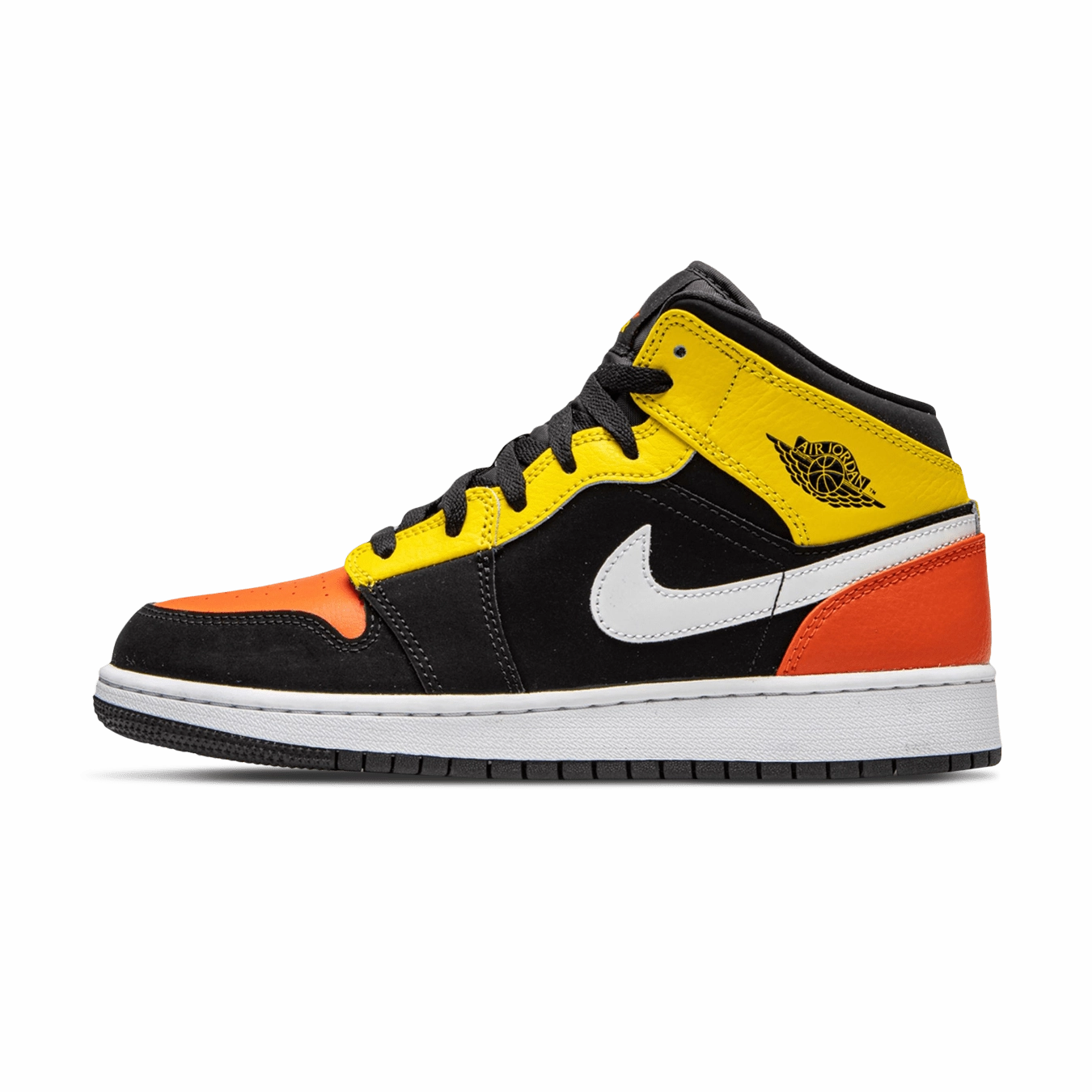 Air Jordan 1 Mid SE GS 'Amarillo Team Orange' Air Jordan 1 Mid versatile shoes for daily wear