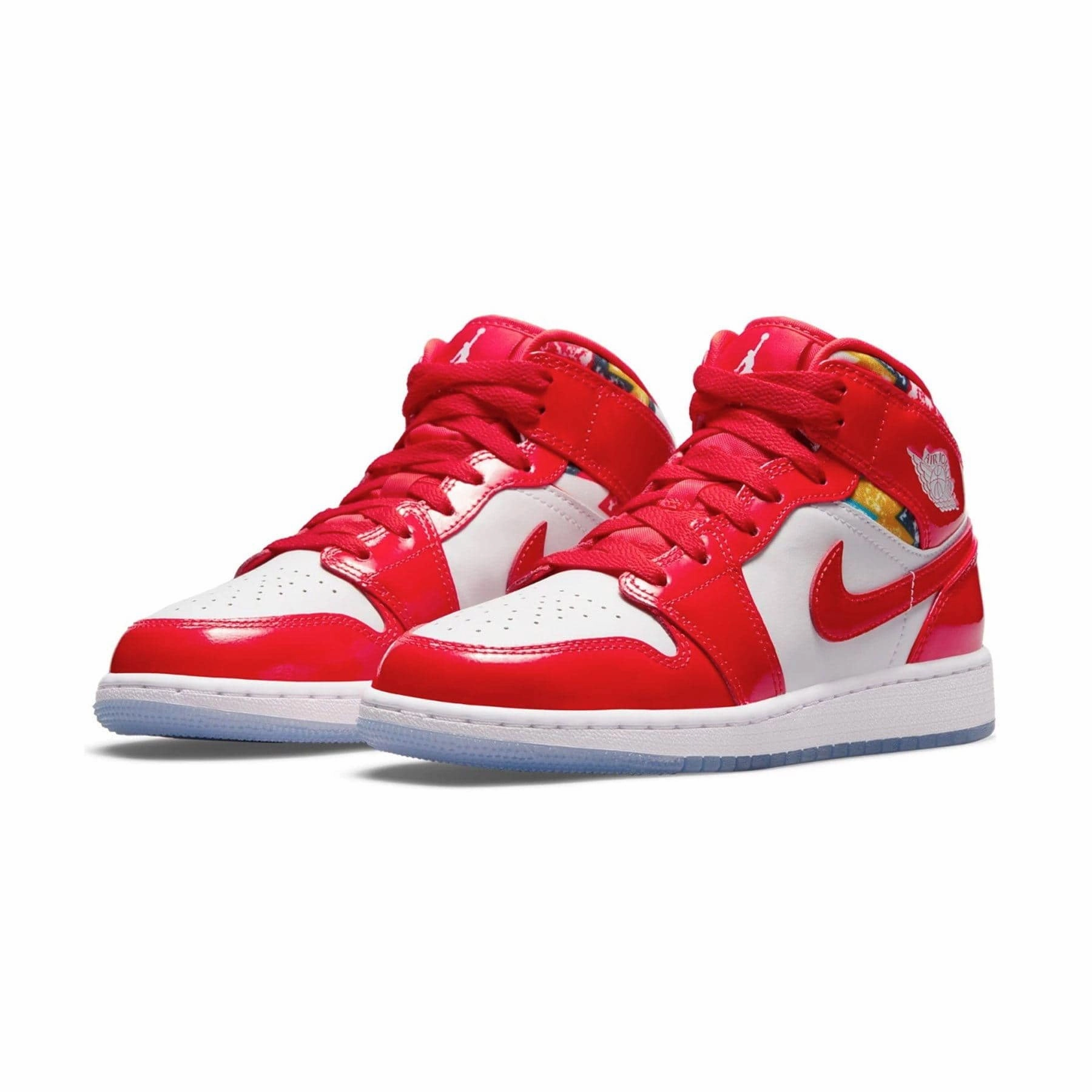 Air Jordan 1 Mid SE GS 'Barcelona Sweater' Air Jordan 1 vintage style sneakers