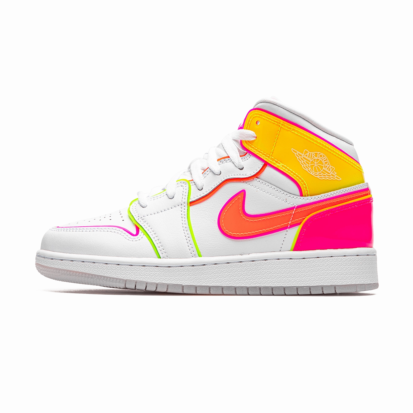 Air Jordan 1 Mid SE GS 'Edge Glow' Air Jordan 1 Mid versatile shoes for daily wear
