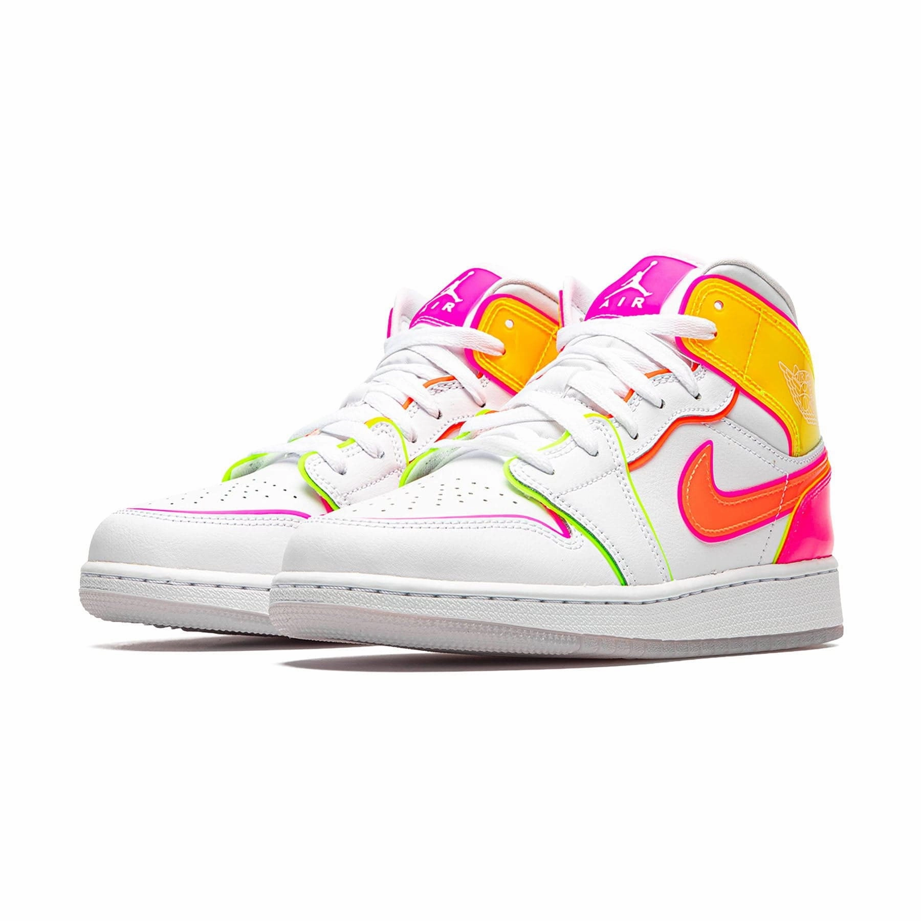 Air Jordan 1 Mid SE GS 'Edge Glow' Air Jordan 1 Mid streetwear shoes
