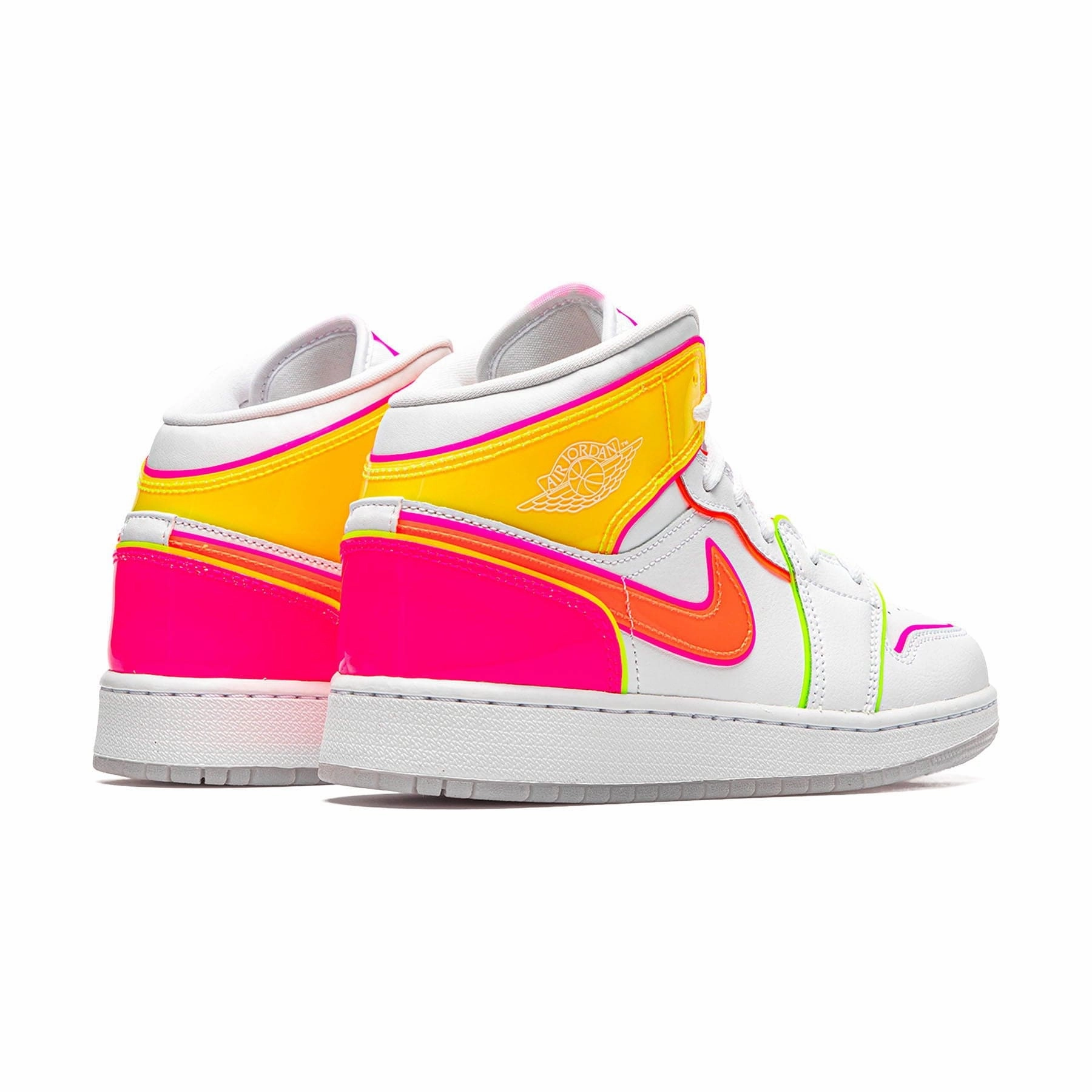Air Jordan 1 Mid SE GS 'Edge Glow' Air Jordan 1 Mid streetwear shoes