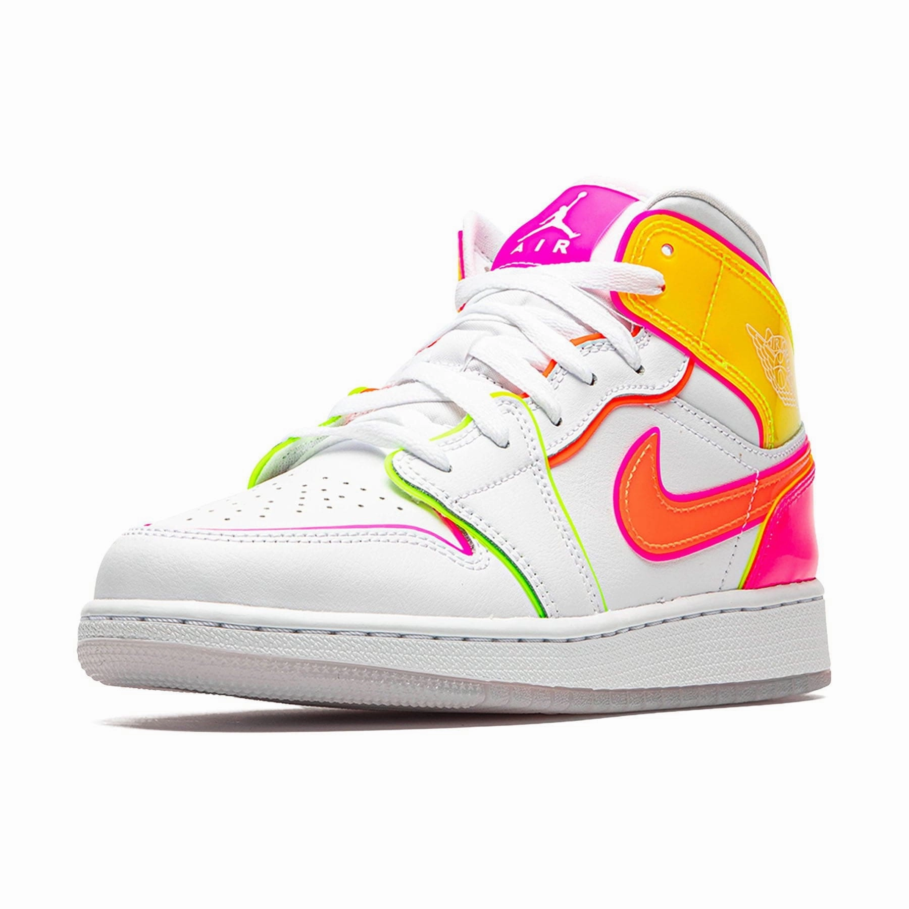 Air Jordan 1 Mid SE GS 'Edge Glow' Air Jordan 1 Mid streetwear shoes