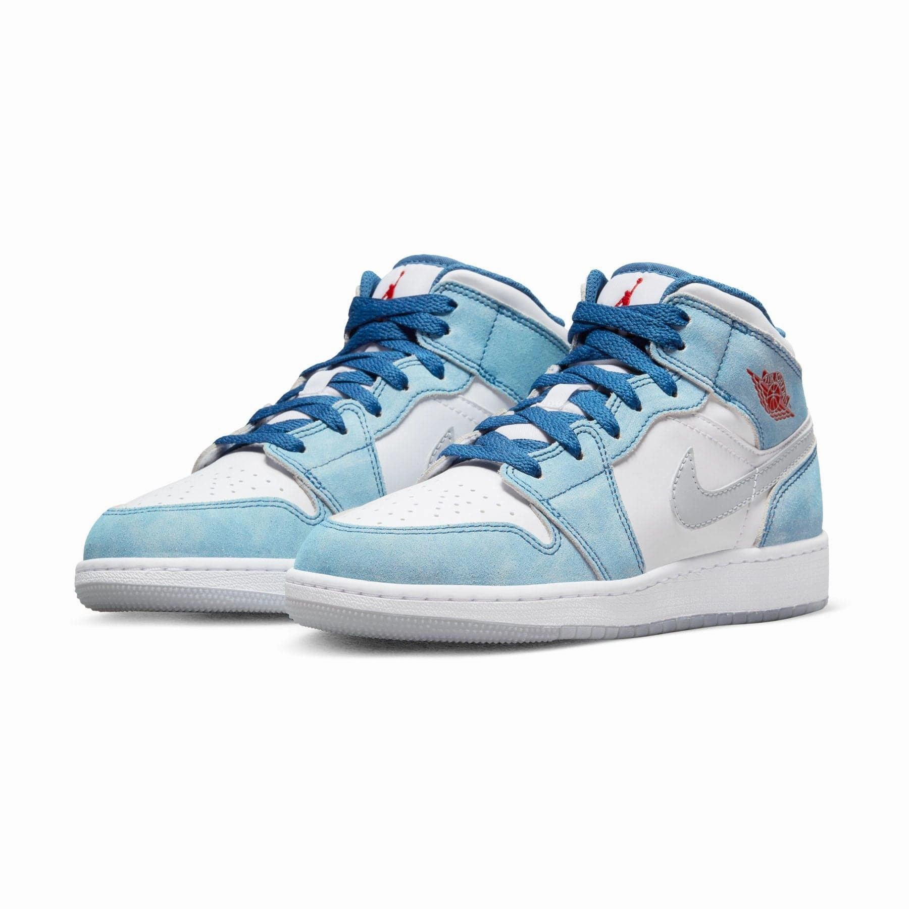 Air Jordan 1 Mid SE GS 'French Blue' Air Jordan 1 Mid streetwear shoes