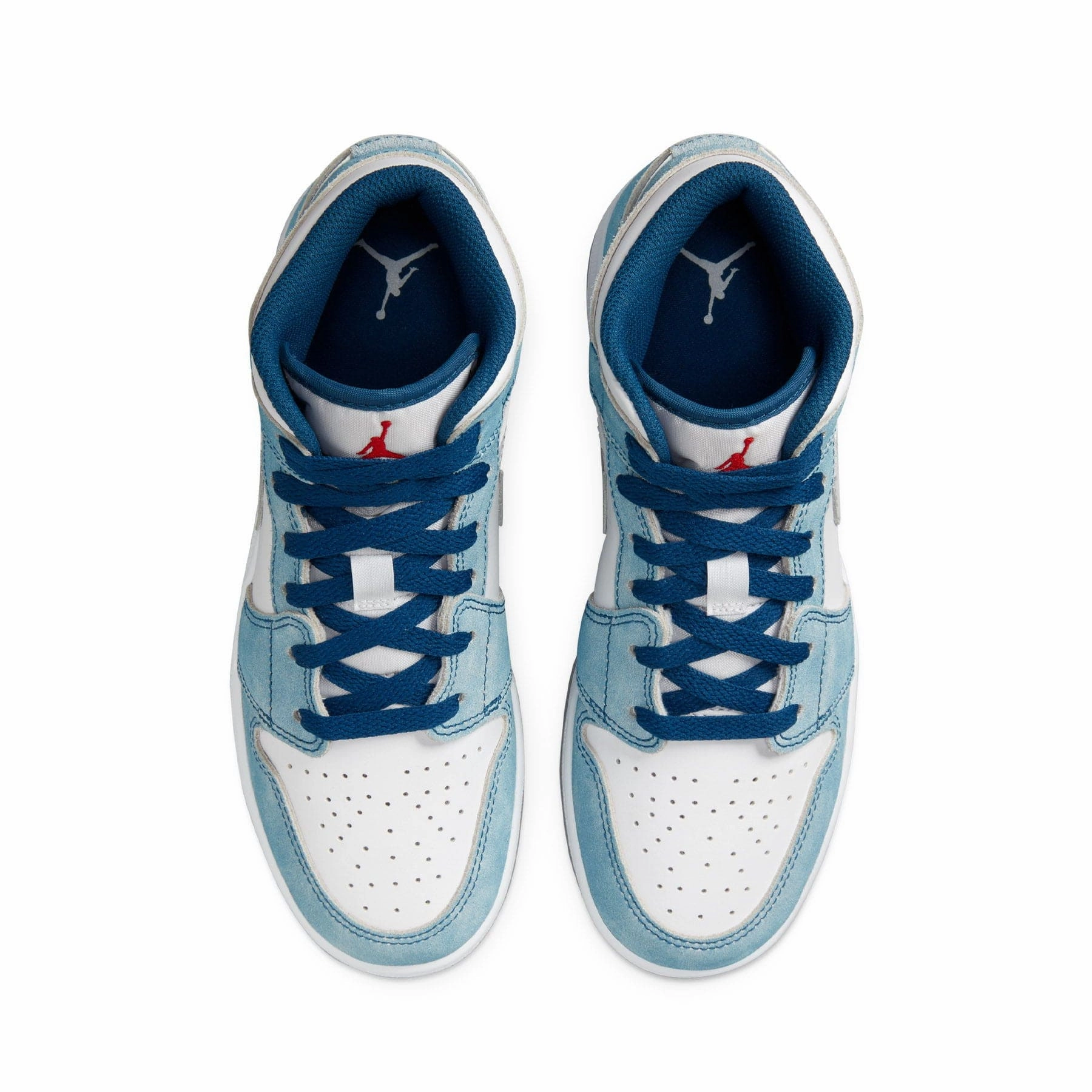Air Jordan 1 Mid SE GS 'French Blue' Air Jordan 1 Mid streetwear shoes