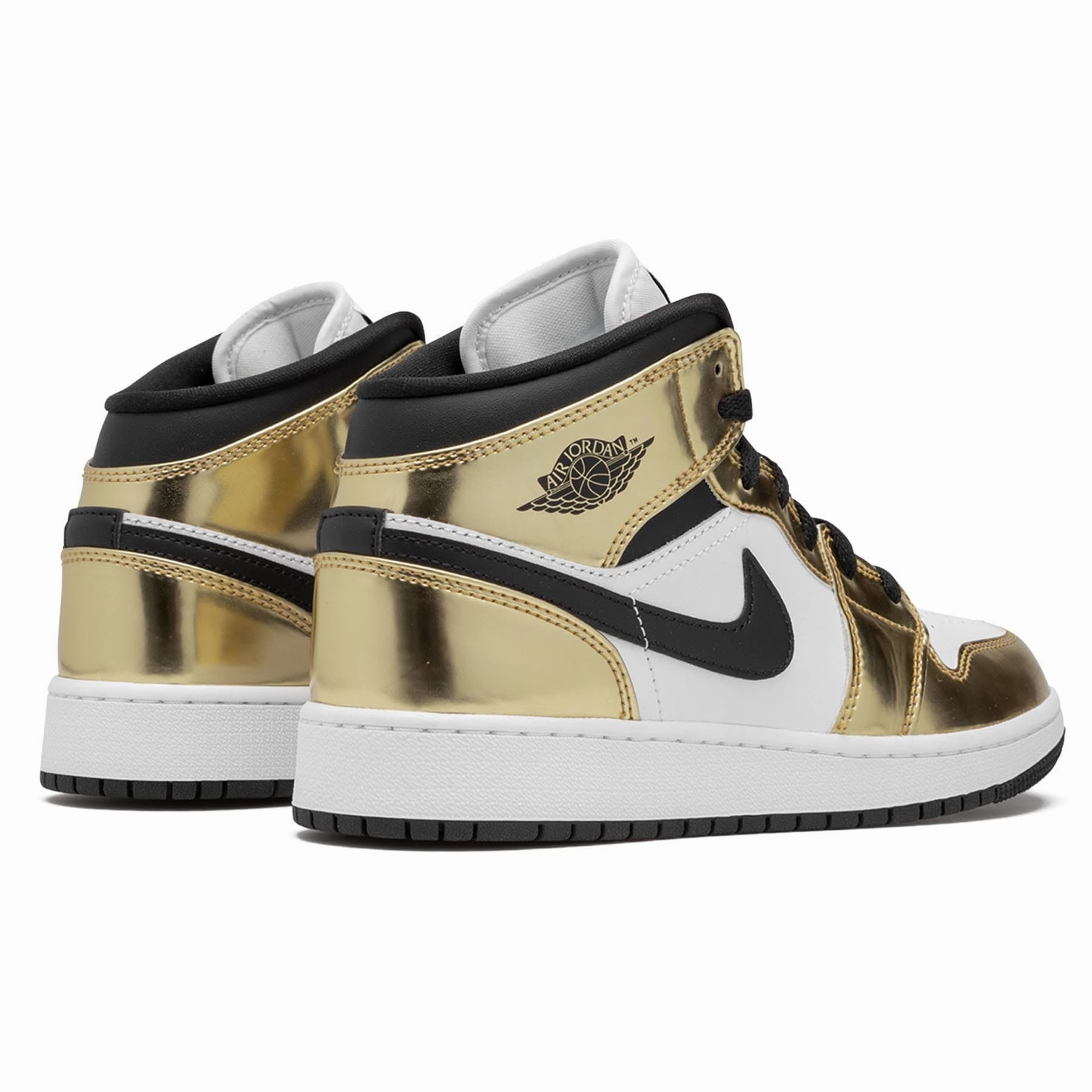 Air Jordan 1 Mid SE GS 'Metallic Gold' Air Jordan 1 Mid streetwear shoes