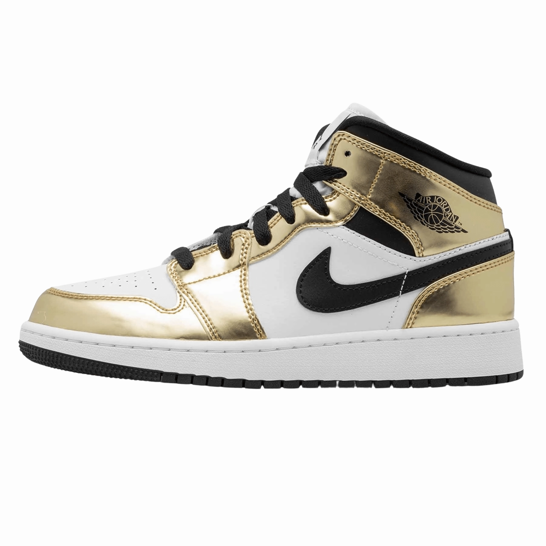 Air Jordan 1 Mid SE GS 'Metallic Gold' Air Jordan 1 timeless sneakers for Jordan fans