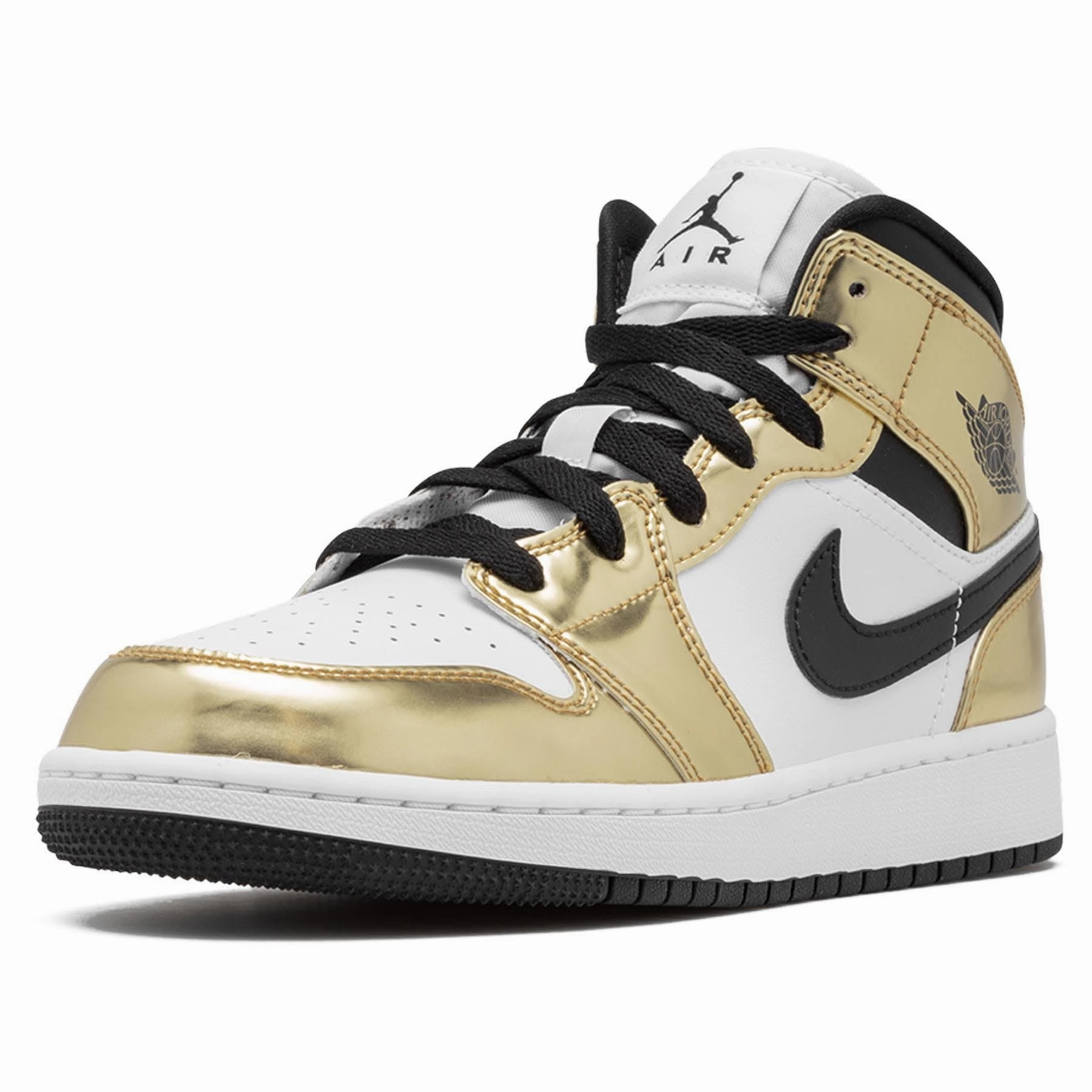 Air Jordan 1 Mid SE GS 'Metallic Gold' Air Jordan 1 vintage style sneakers