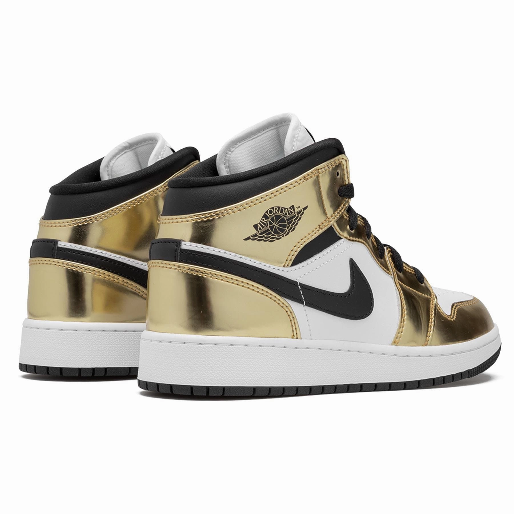 Air Jordan 1 Mid SE GS 'Metallic Gold' Air Jordan 1 vintage style sneakers