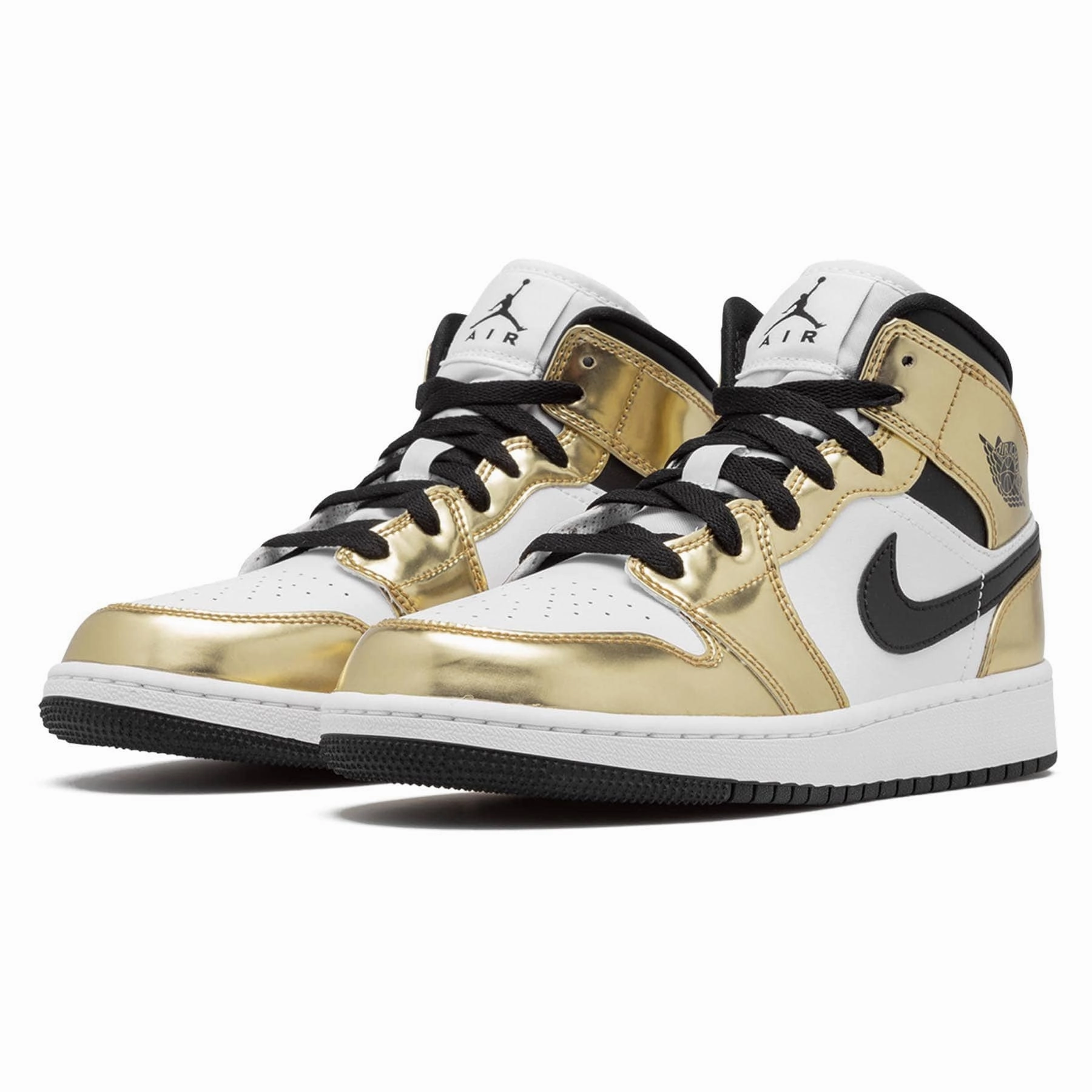 Air Jordan 1 Mid SE GS 'Metallic Gold' Air Jordan 1 vintage style sneakers