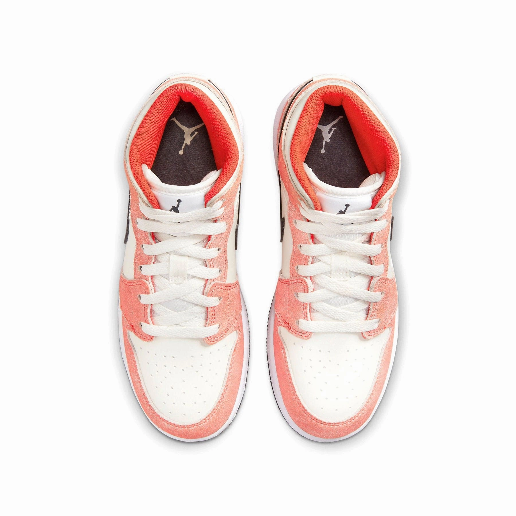 Air Jordan 1 Mid SE GS 'Orange Suede' Air Jordan 1 Mid streetwear shoes