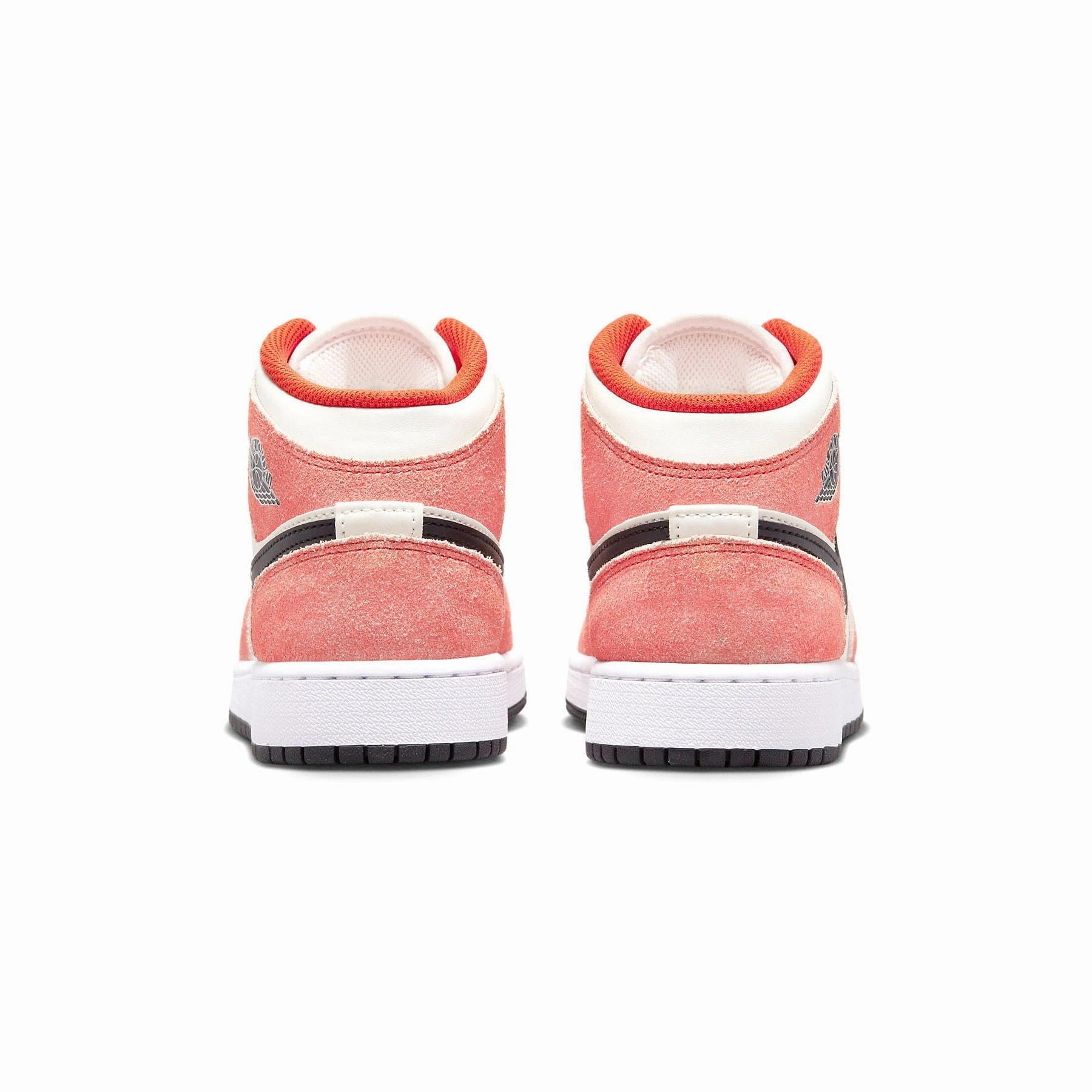 Air Jordan 1 Mid SE GS 'Orange Suede' Air Jordan 1 Mid streetwear shoes
