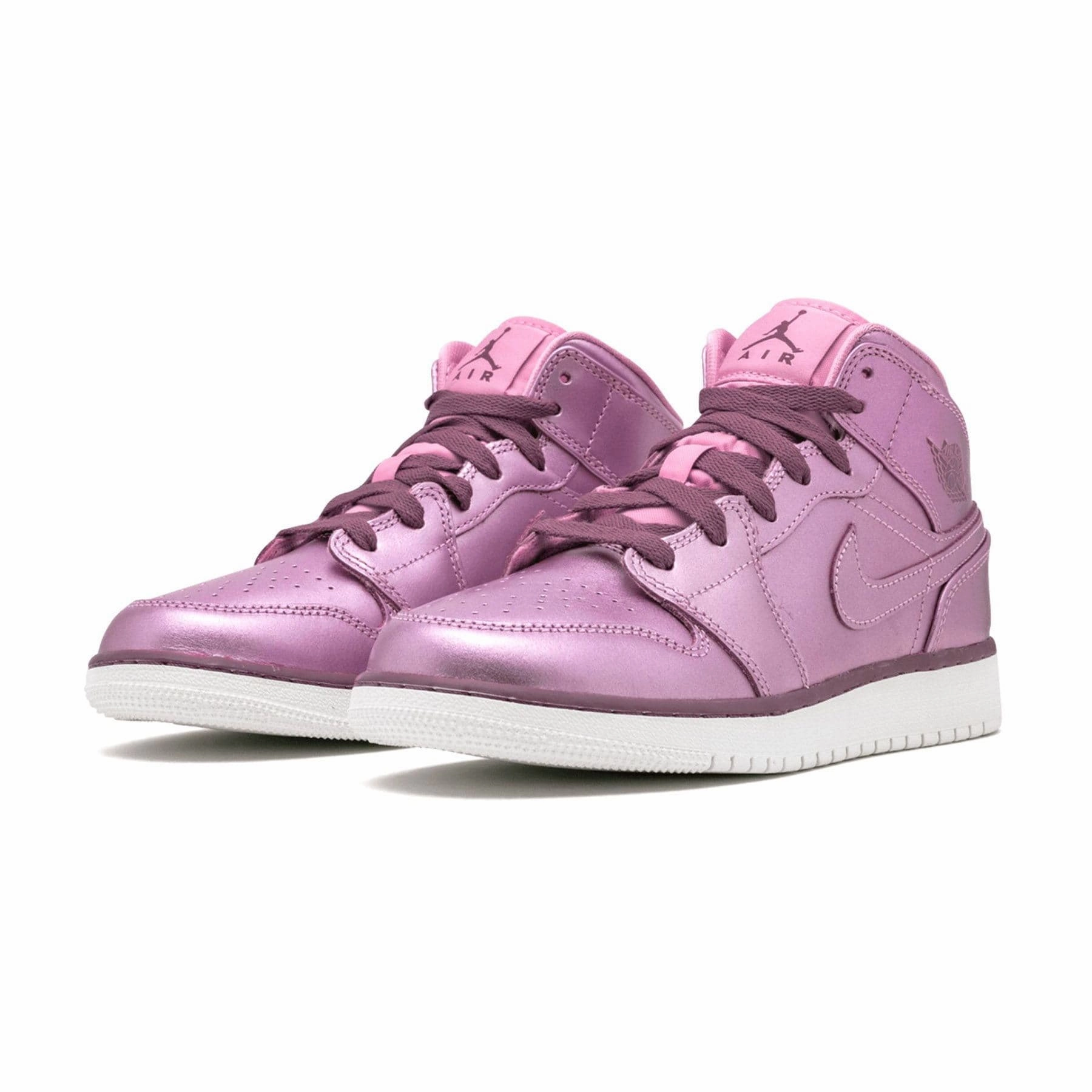 Air Jordan 1 Mid SE GS 'Pink Rose' Air Jordan 1 Mid streetwear shoes