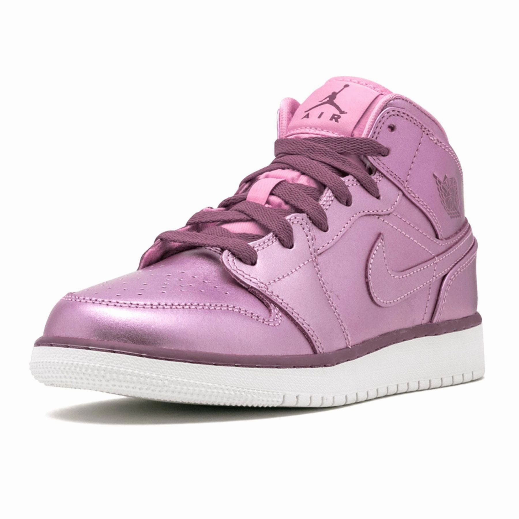 Air Jordan 1 Mid SE GS 'Pink Rose' Air Jordan 1 Mid streetwear shoes