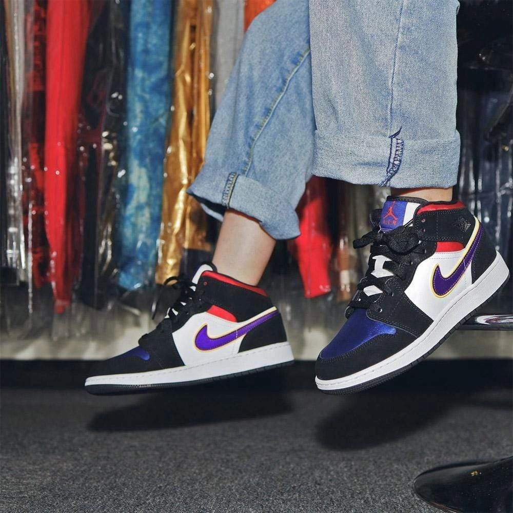 Air Jordan 1 Mid SE GS 'Rivals' Air Jordan 1 Mid streetwear shoes
