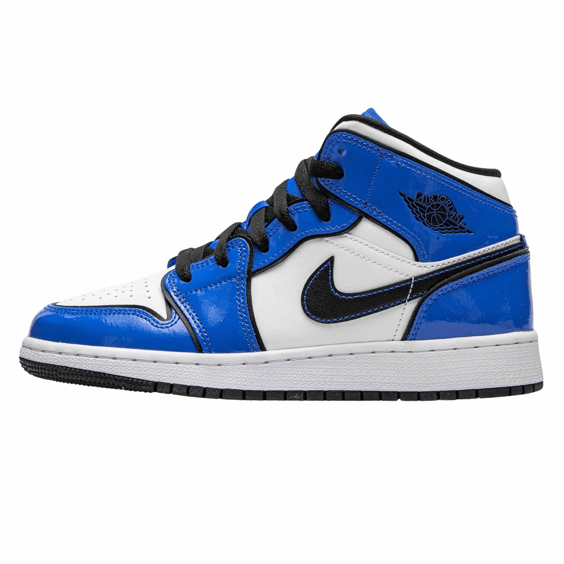 Air Jordan 1 Mid SE GS 'Signal Blue' Air Jordan 1 Mid versatile shoes for daily wear