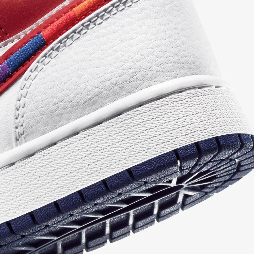 Air Jordan 1 MID SE GS 'University Red' Air Jordan 1 Mid streetwear shoes