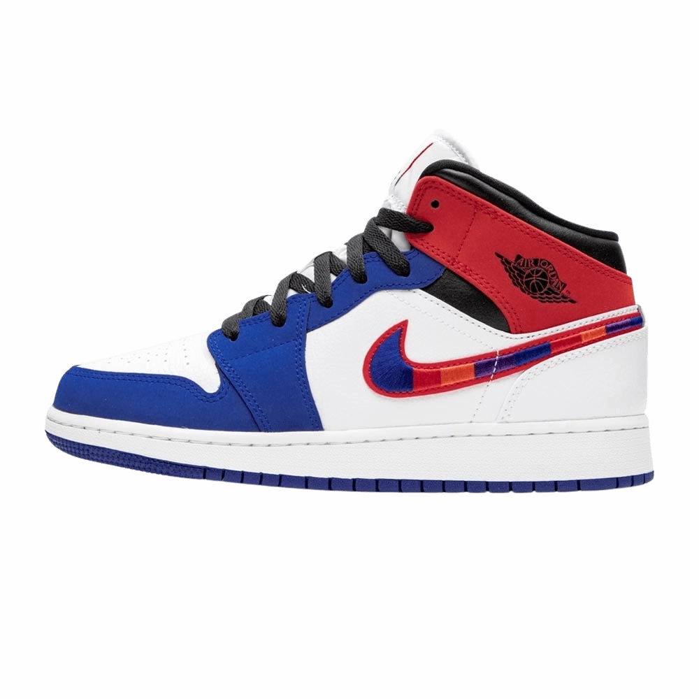 Air Jordan 1 MID SE GS 'University Red' Air Jordan 1 Mid versatile shoes for daily wear