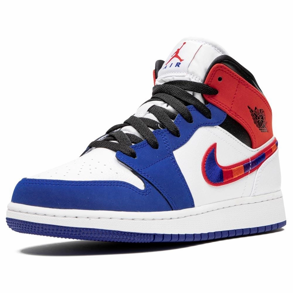 Air Jordan 1 MID SE GS 'University Red' Air Jordan 1 Mid streetwear shoes