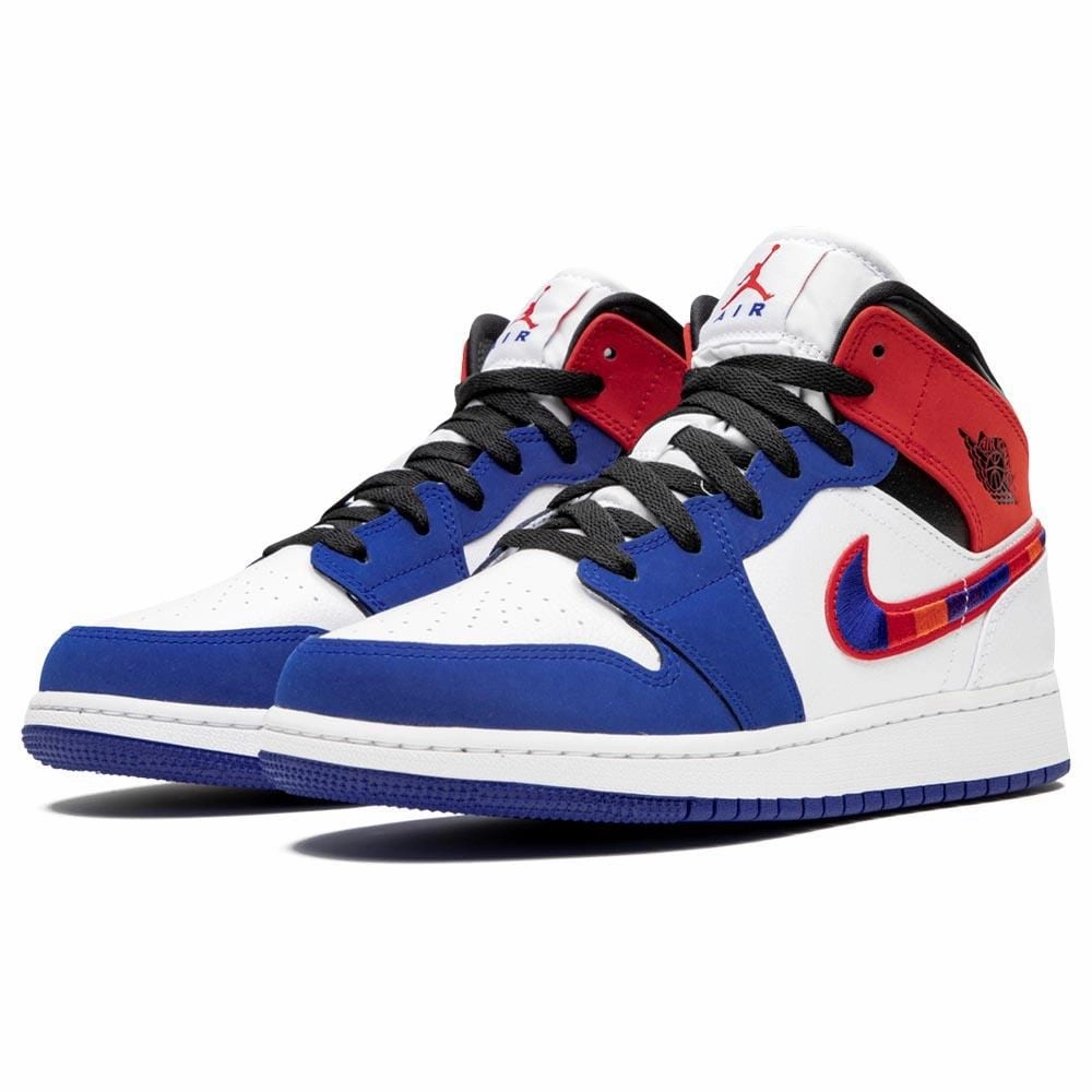Air Jordan 1 MID SE GS 'University Red' Air Jordan 1 Mid streetwear shoes