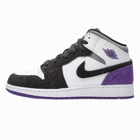 Air Jordan 1 Mid SE GS 'Varsity Purple' Air Jordan 1 timeless sneakers for Jordan fans