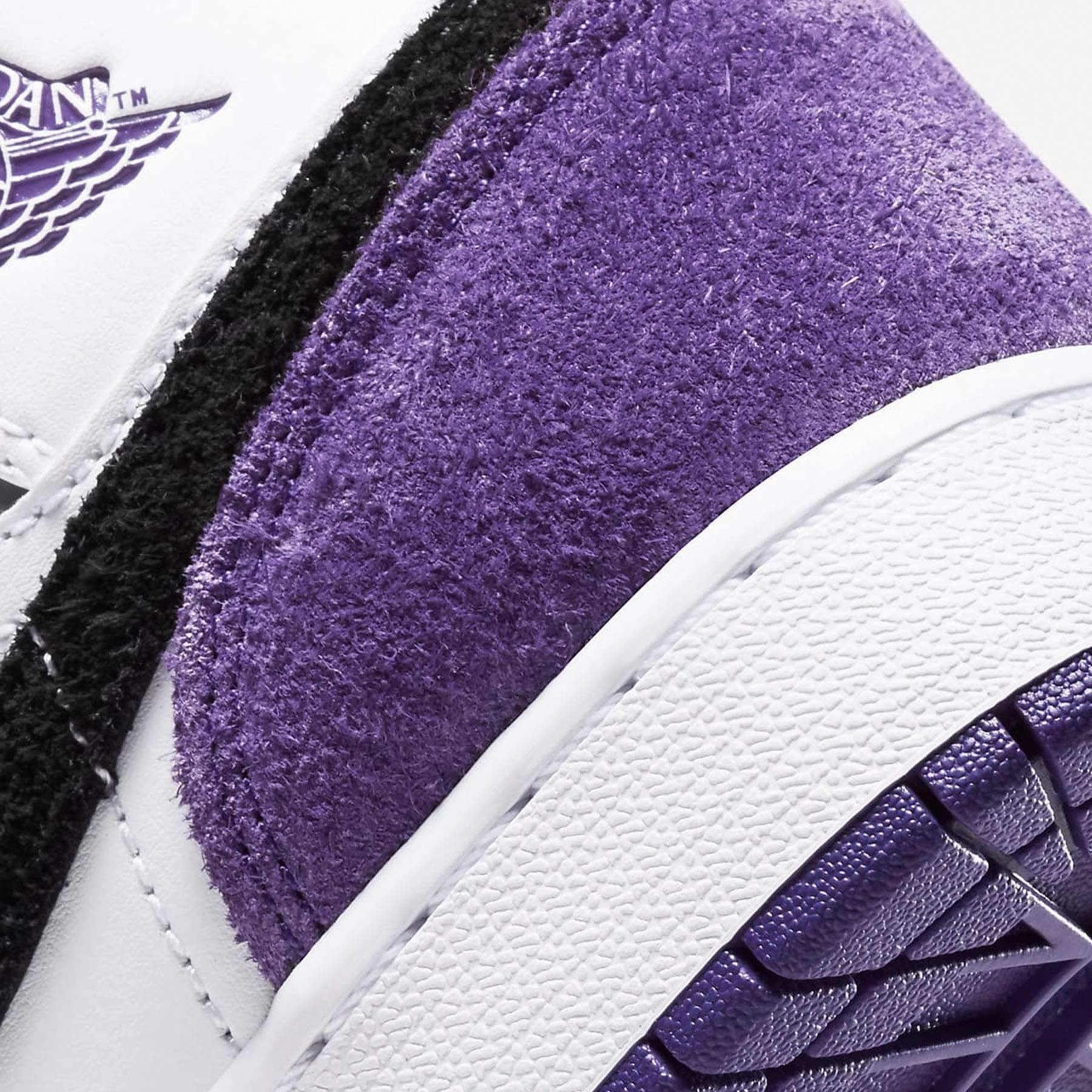 Air Jordan 1 Mid SE GS 'Varsity Purple' Air Jordan 1 vintage style sneakers