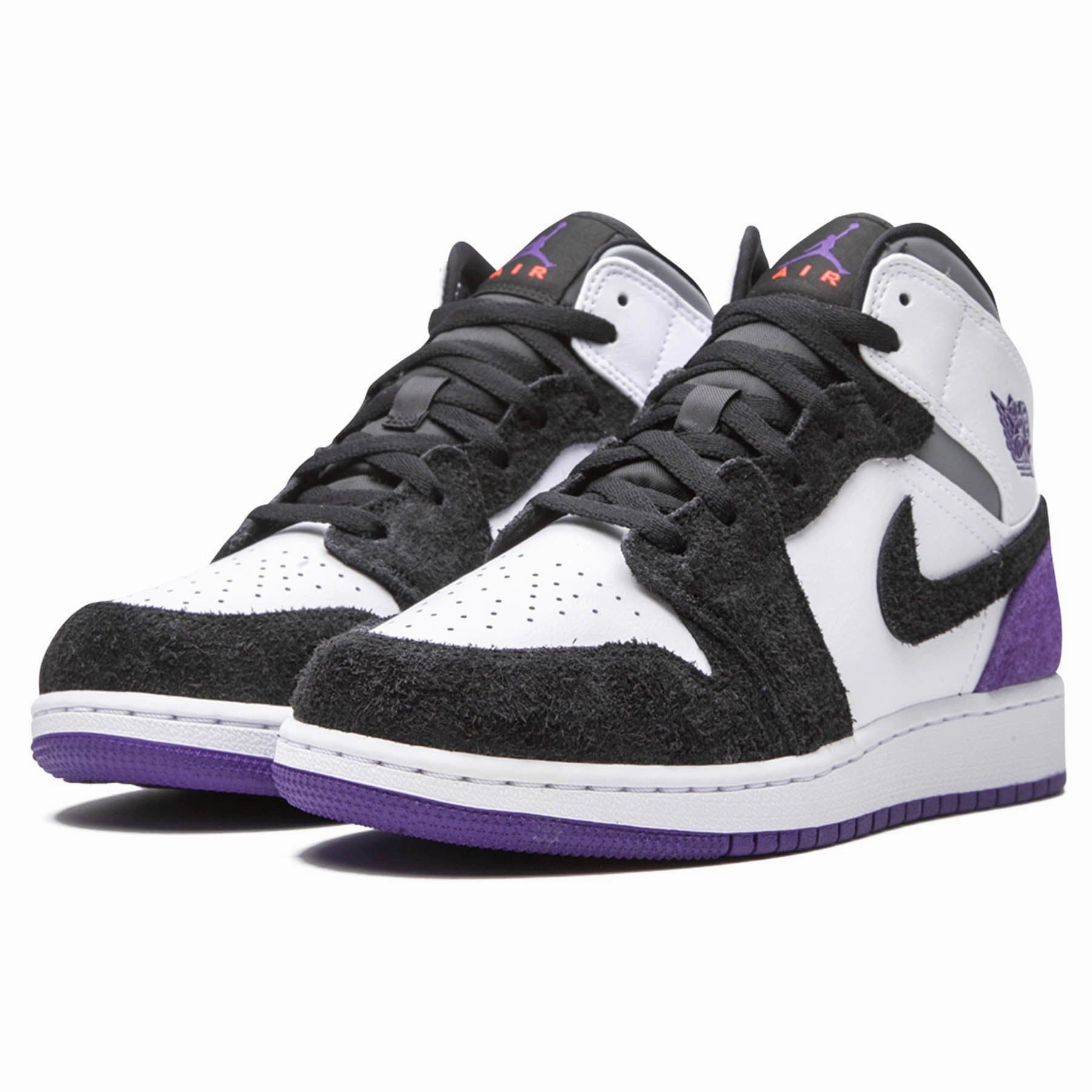 Air Jordan 1 Mid SE GS 'Varsity Purple' Air Jordan 1 vintage style sneakers