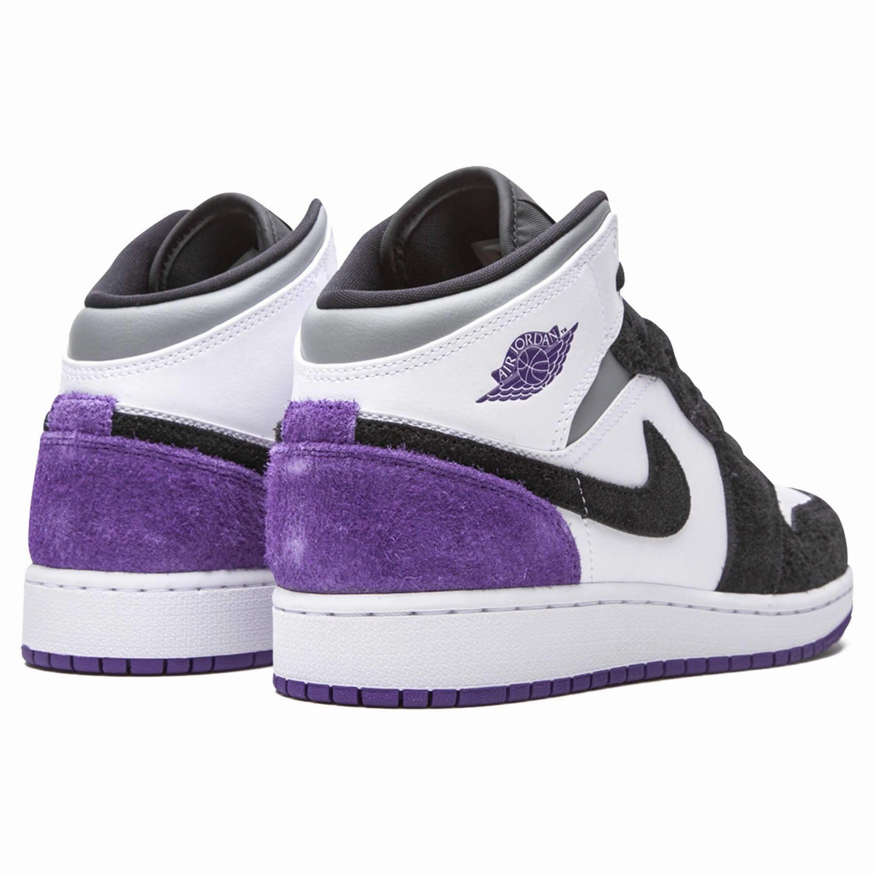 Air Jordan 1 Mid SE GS 'Varsity Purple' Air Jordan 1 vintage style sneakers