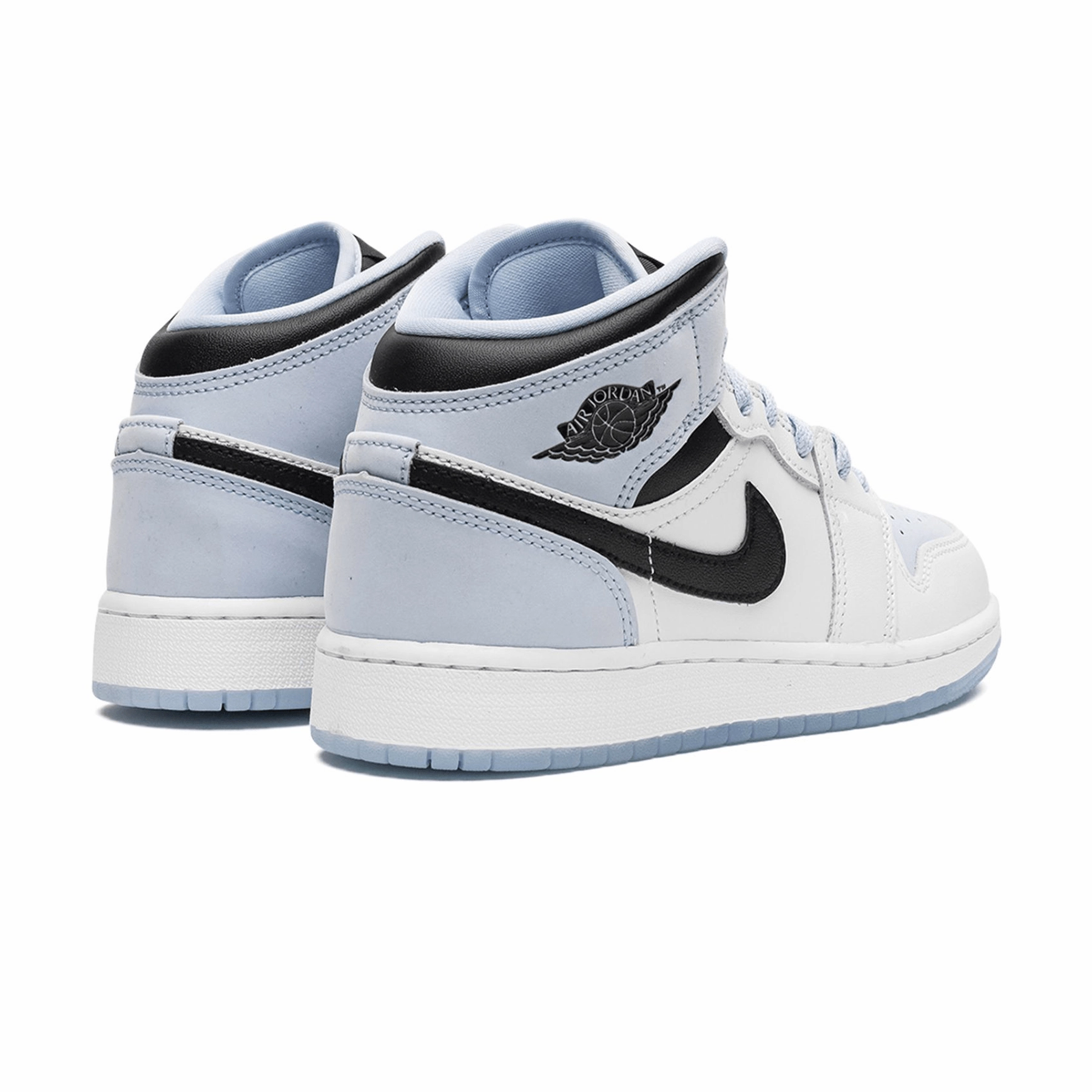 Air Jordan 1 Mid SE GS 'White Ice Blue' Air Jordan 1 Mid streetwear shoes