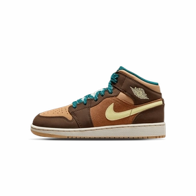 Air Jordan 1 Mid SE PS 'Cacao Wow' Air Jordan 1 Mid versatile shoes for daily wear